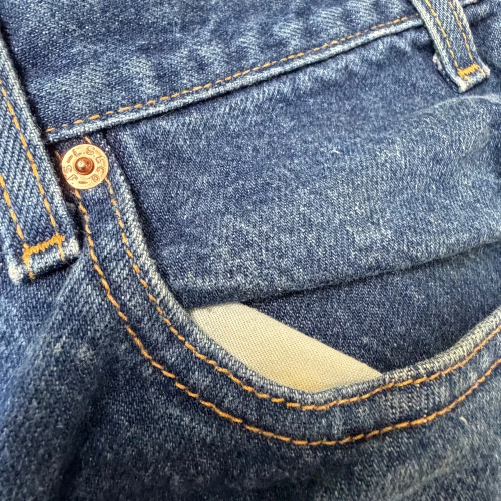 Levi's Mens 517 Bootcut Jeans 38x29 Blue Denim Vintage Western Workwear Medium